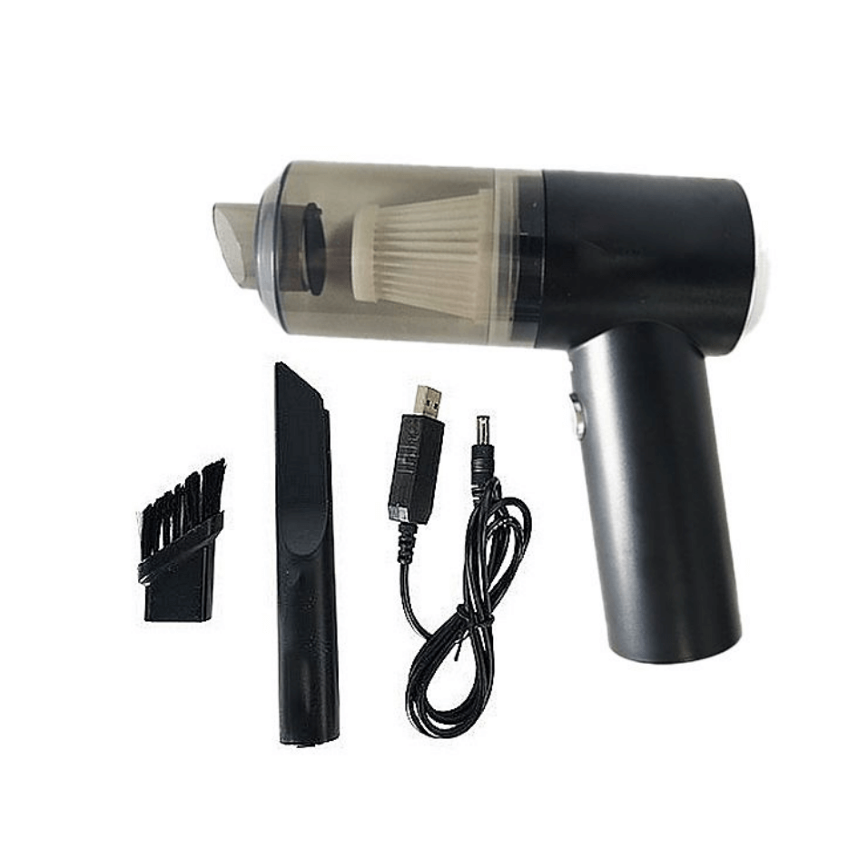 2-in-1 Portable Mini Vacuum Cleaner – Powerful Suction for Home & Car Cleaning